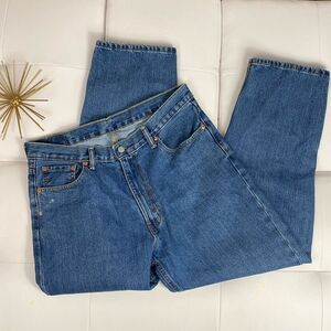 Levi's Classic 505 Denim Jeans Straight Leg Size 36X30   26